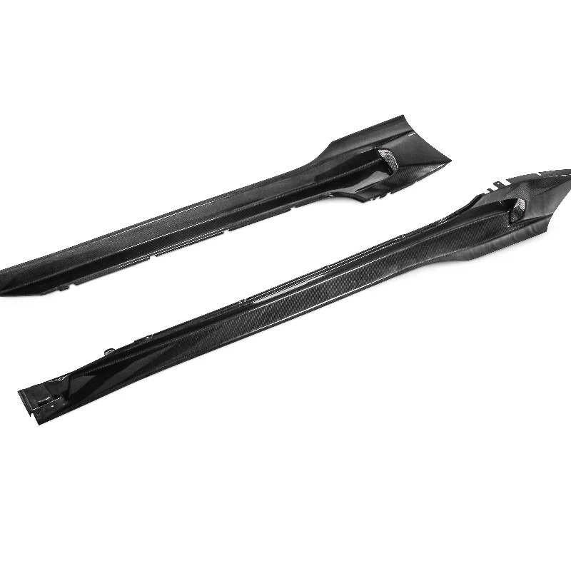 Dry Carbon Fiber Small Surround for DB11 Upgraded PK Model Side Skirt Body Kit Side Edge Spoiler